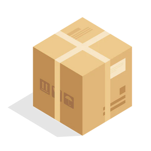 Container for light weight