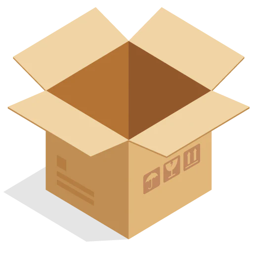 Container for light weight